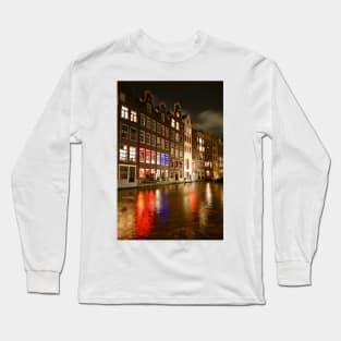 Amsterdam at Night Long Sleeve T-Shirt